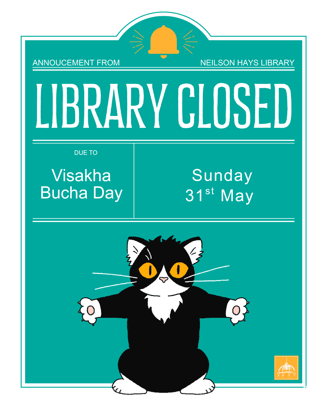 Closed for Visakha Bucha Day